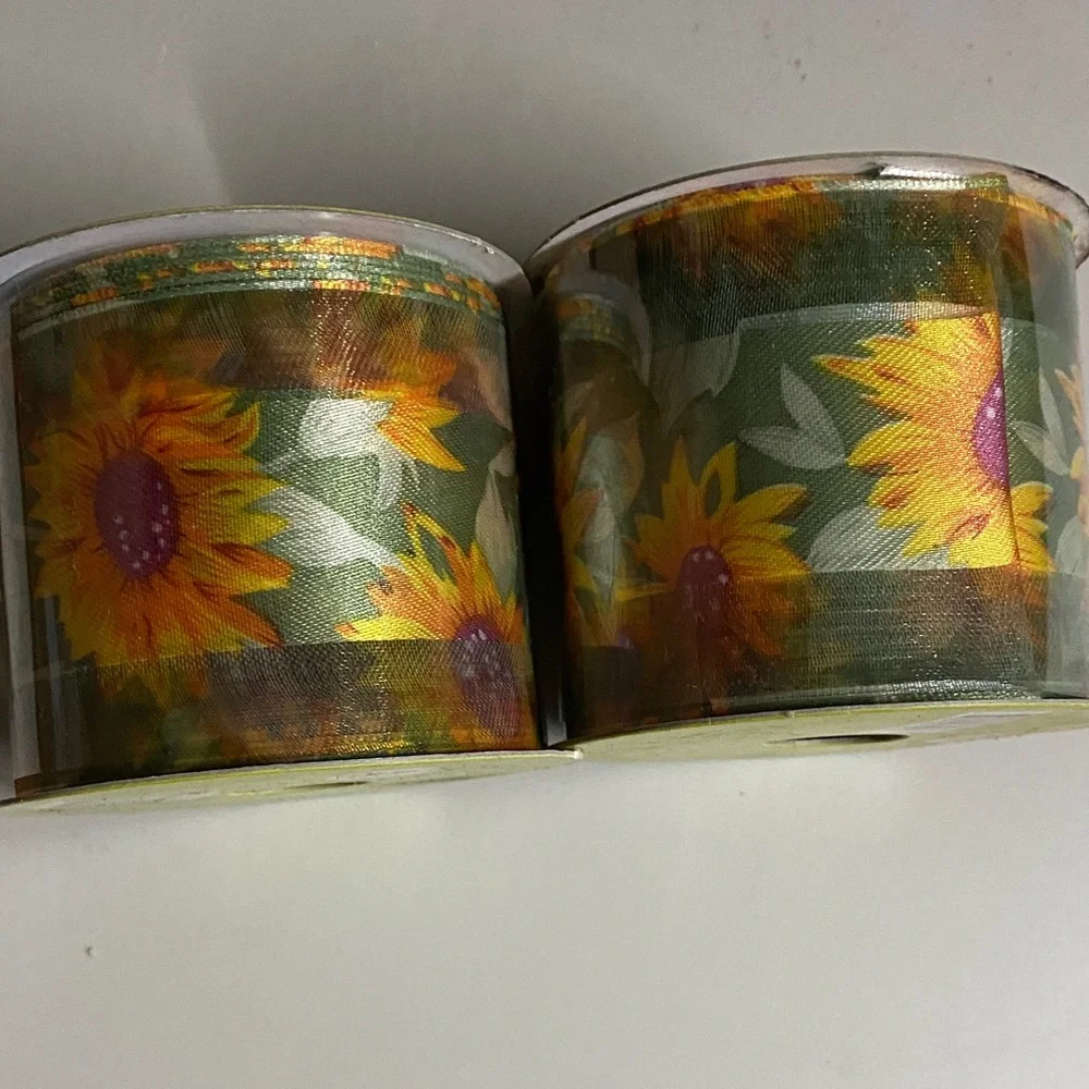 Sunflower and Glitter Ribbon Collection